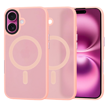 Silikonski ovitek "MagSafe Series" za iPhone 16 Plus - roza – Techsuit – Roza / TPU silikon