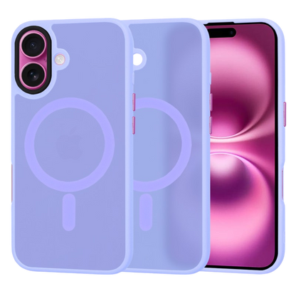 Silikonski ovitek "MagSafe Series" za iPhone 16 Plus - svetlo vijoličen – Techsuit – Vijolična / TPU silikon