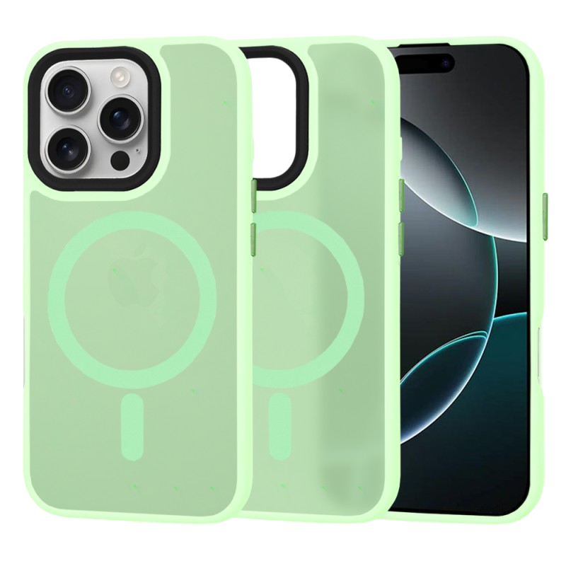 Silikonski ovitek "MagSafe Series" za iPhone 16 Pro - zelen – Techsuit – Zelena / TPU silikon