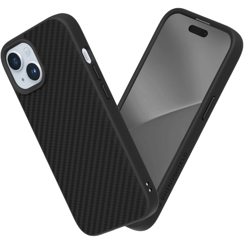 Ovitek "SolidSuit" za iPhone 15 – RhinoShield – Svetlo modra / TPU silikon