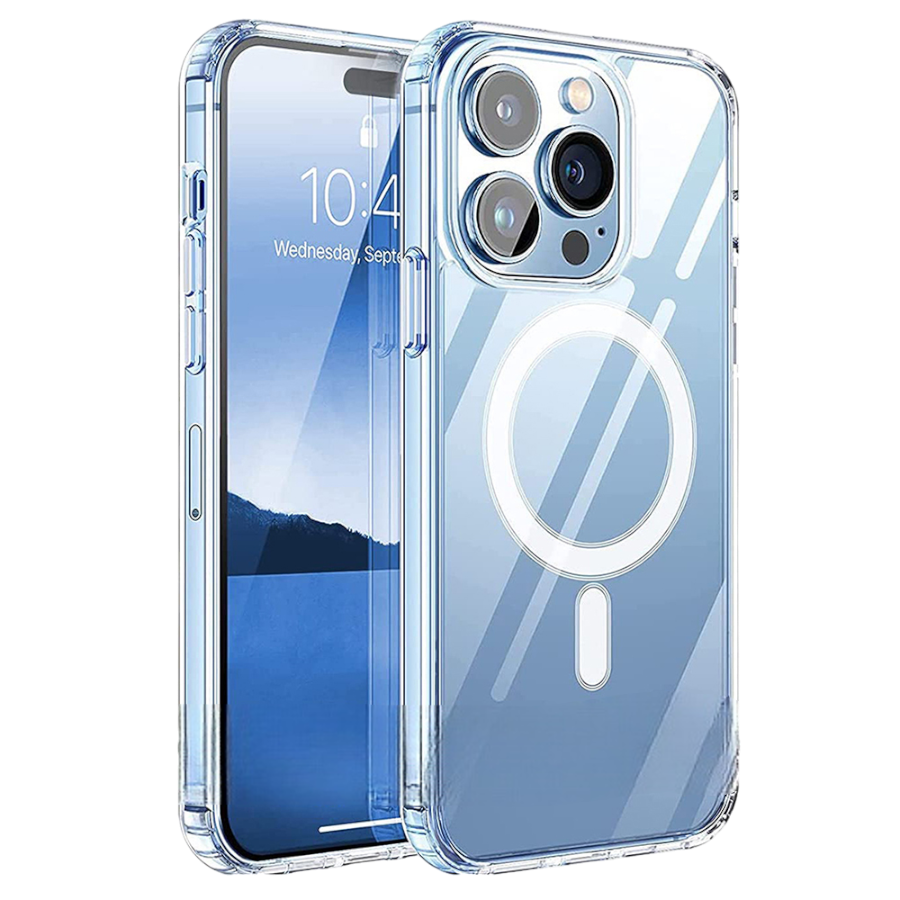 Silikonski ovitek "MagSafe Pro" za iPhone 16 Pro - prozoren – Techsuit – Prozorna / TPU silikon