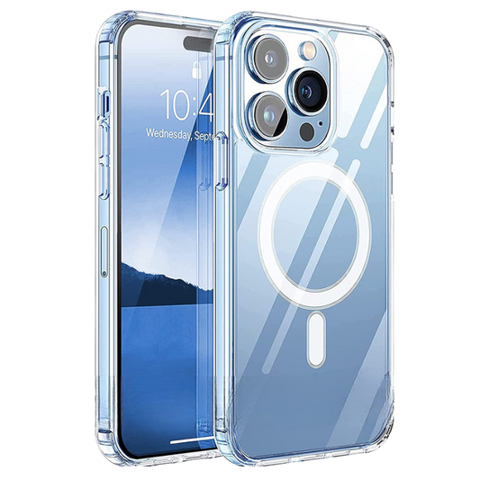 Silikonski ovitek "MagSafe Pro" za iPhone 16 Pro - prozoren – Techsuit – Prozorna / TPU silikon