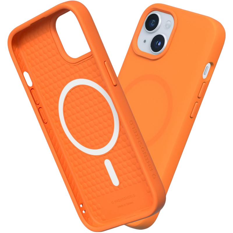 Ovitek "RhinoShield Magsafe" za iPhone 15 – Oranžna / TPU silikon