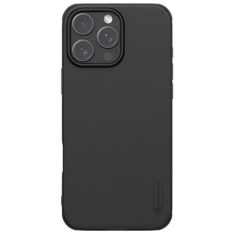 Ovitek "Nillkin Super Frosted Shield Pro" za iPhone 16 – Črna / PC