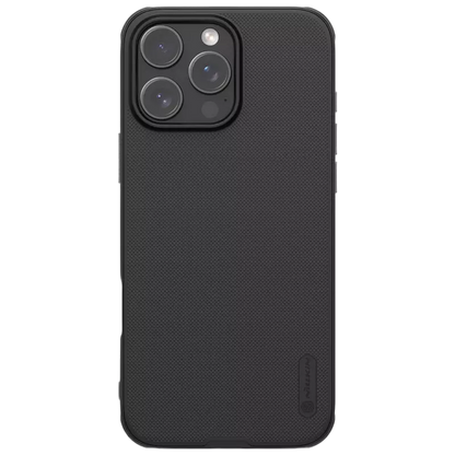 Ovitek "Nillkin Super Frosted Shield Pro" za iPhone 16 – Črna / PC