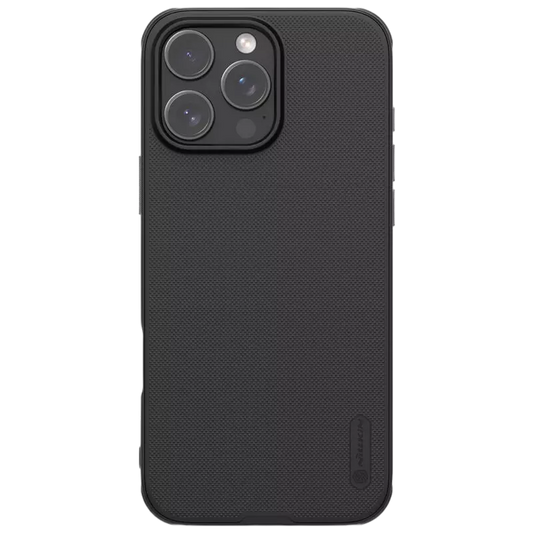 Ovitek "Nillkin Super Frosted Shield Pro" za iPhone 16 – Črna / PC