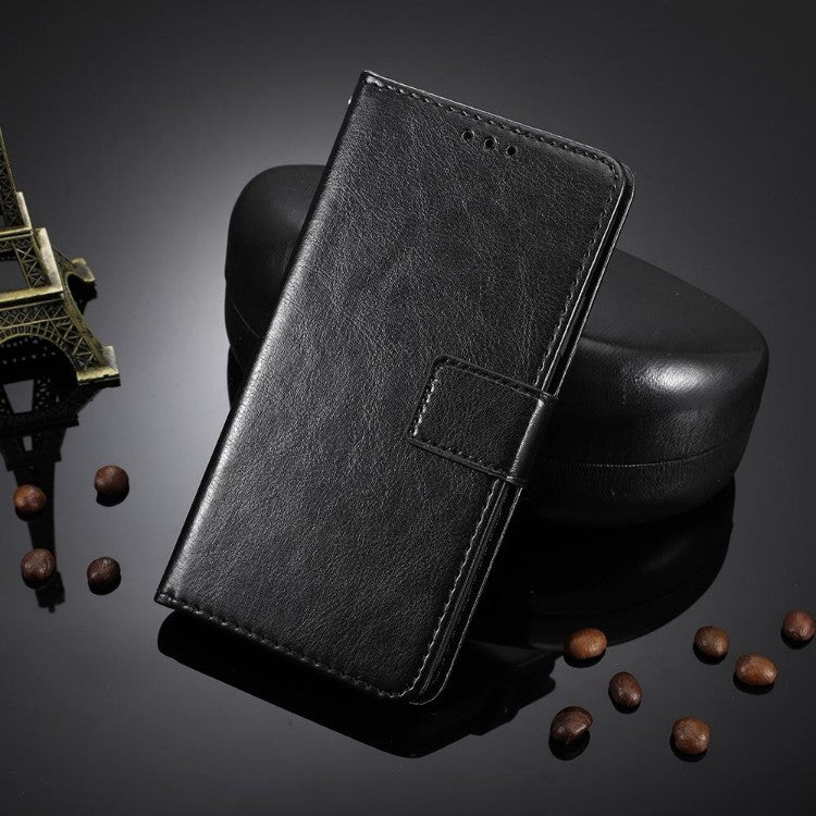 Preklopna torbica "Premium Black" za Samsung Galaxy A35 5G – Infostyle – Črna / Ekološko usnje + TPU silikon