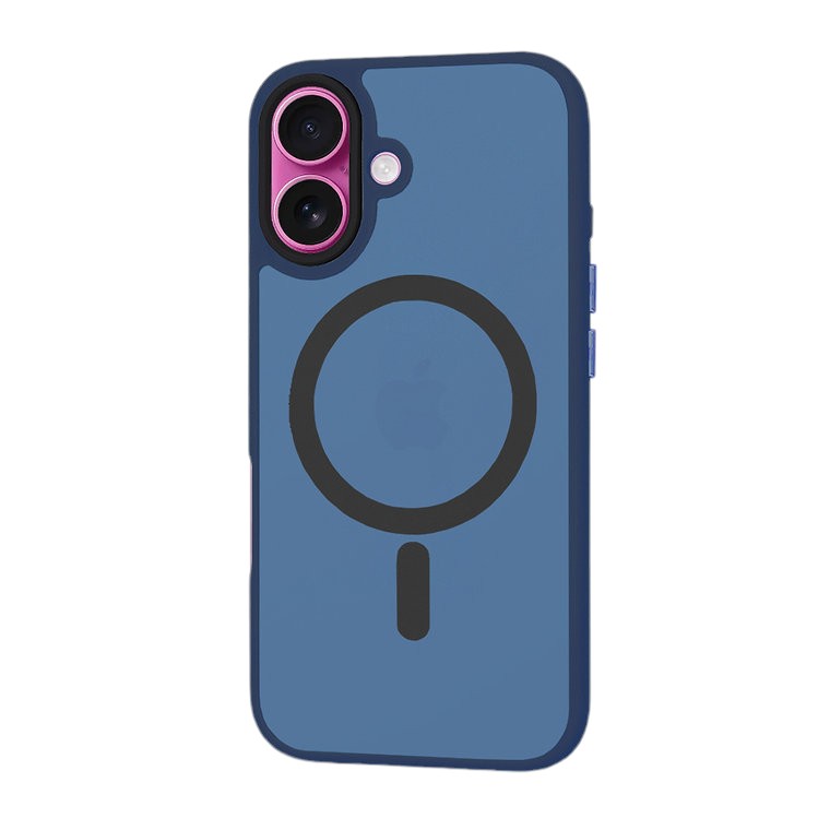 Silikonski ovitek "MagSafe Series" za iPhone 16 Plus - moder – Techsuit