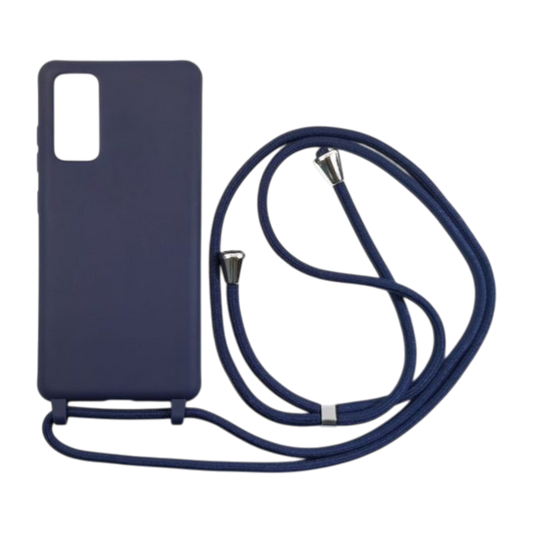 Infostyle 2ndSpring silikonski ovitek z vrvico za Samsung Galaxy A51 temno moder

