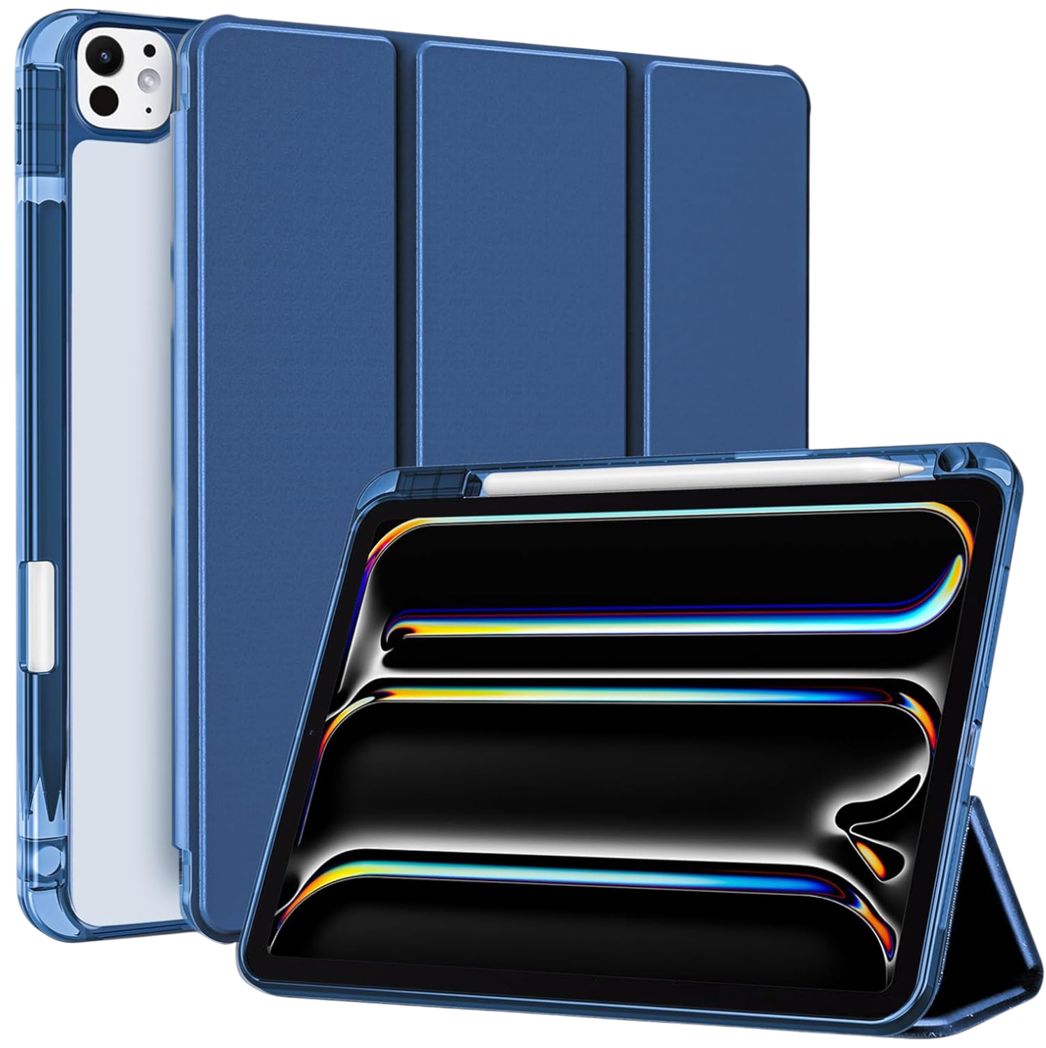 Ovitek za tablico z držalom za svinčnik za iPad Pro 11" M4 2024 – Infostyle – Modra
