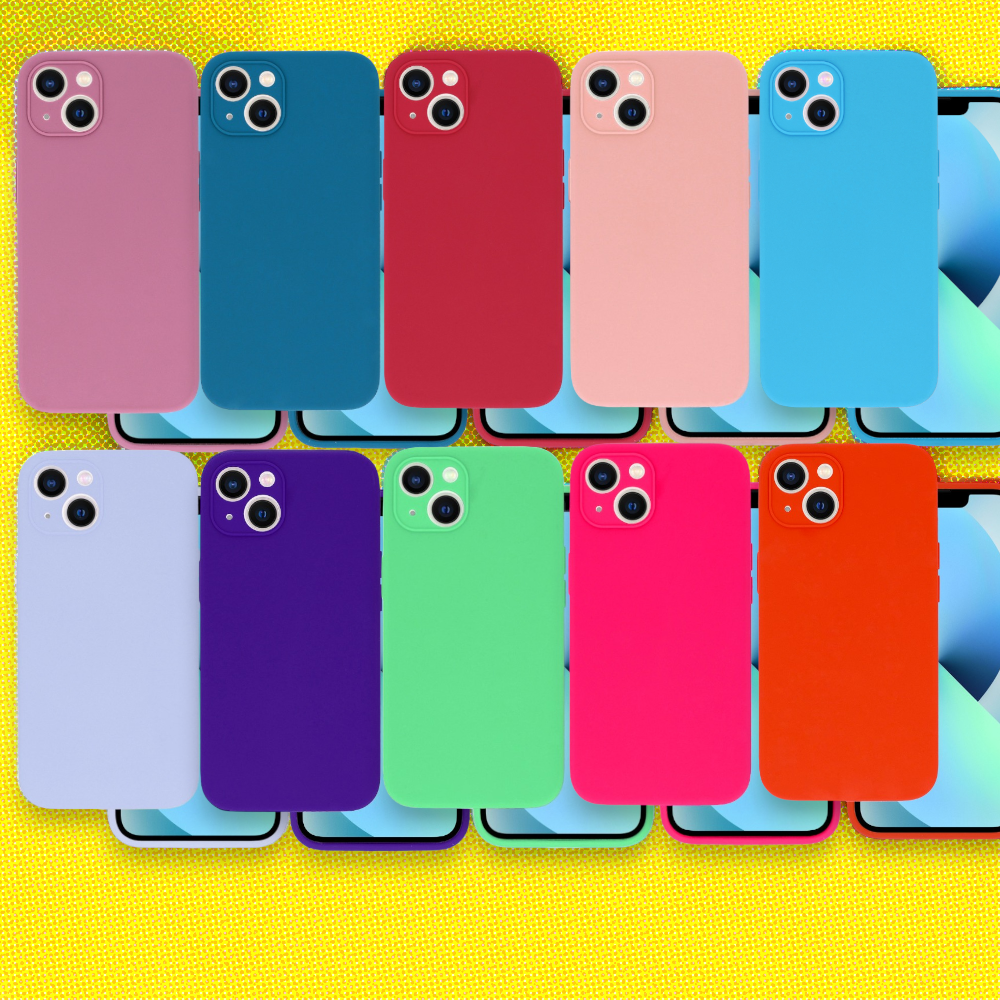 Silikonski ovitek "lite" iPhone 14 Pro – Vennus – Temno roza / Silikon