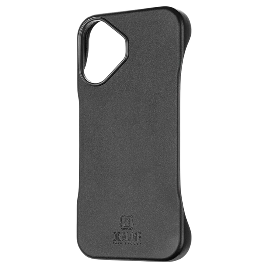 Ovitek za telefon "LeatherTanga" iPhone 16 – OBAL:ME – Črna