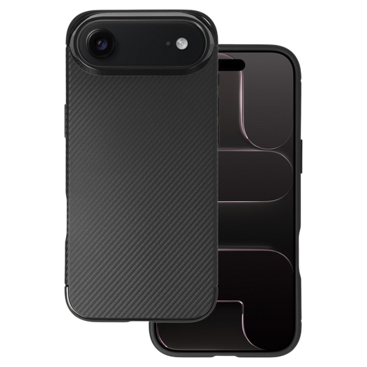 Ovitek za telefon "Carbon Elite" iPhone 17 Air – Infostyle – Črna