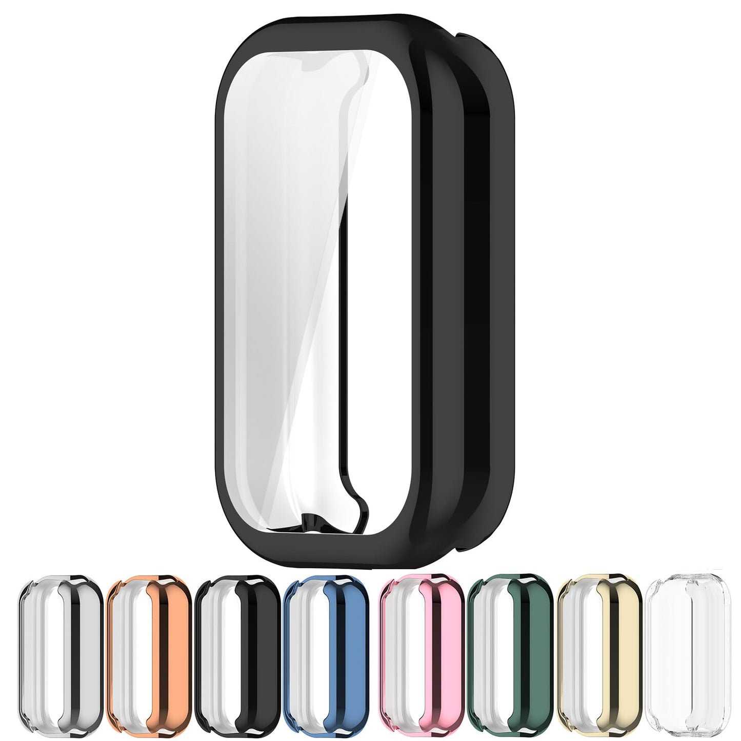 Zaščitni ovitek za Xiaomi Smart Band 8 Active / Redmi Band 2 črn | TPU zaščita