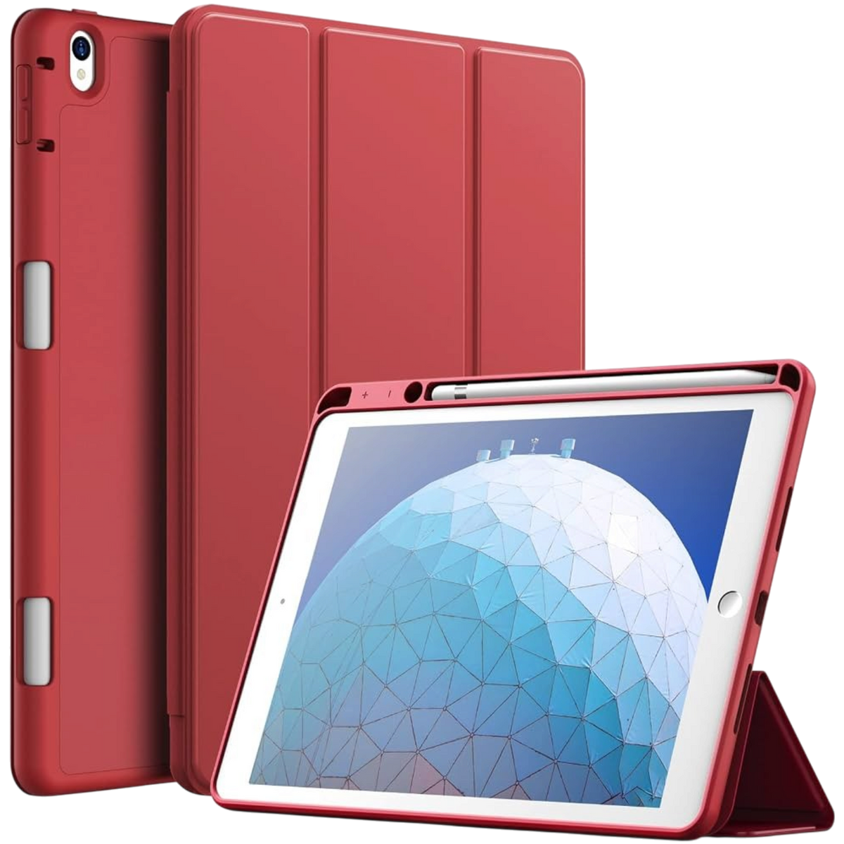 Rdeč zaščitni ovitek JETech za Apple iPad Air 3 10,5" (2019) in iPad Pro 10,5" (2017)