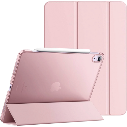 JETech prozirni omotač za iPad Air 5/6/9,7" (2017/2018) – ružičasta/ljilasta