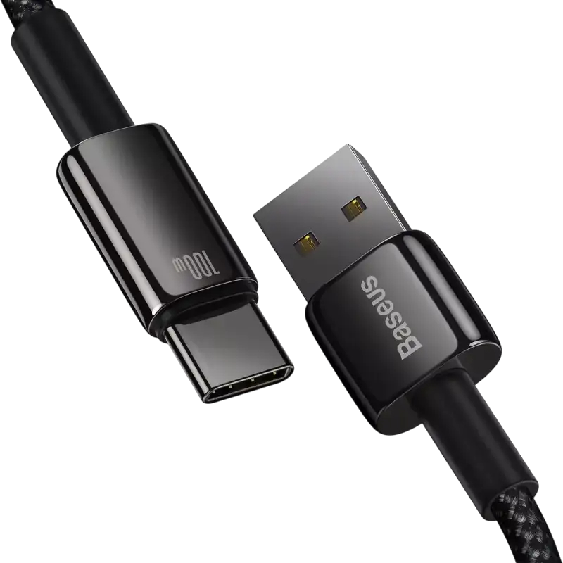 Kabel "Baseus Tungsten" USB - USB-C 1,0 m 100W