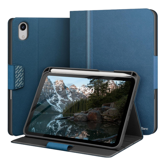 Ovitek za tablico "KingBlanc" iPad Mini (A17 Pro, model 2024, 7. gen.) / Mini 6 (model 2021, 6. gen.), 8.3" – Modra / PC