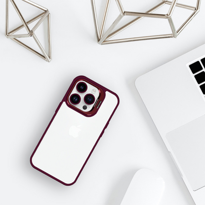 Ovitek "Kickstand" + dodatna zaščita za kamero za iPhone 12 Pro Max – Tel Protect