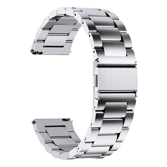 Kovinski pas za Apple Watch 41 40 38 mm SE Series 9 8 7 6 5 4 3 2 1 srebrn