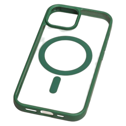Kuaguozhe magnetic ovitek in zaščitno steklo za iPhone 11 temno zelen komplet zaščita zaslona in ohišja