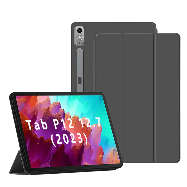 Ovitek za tablico "GIOPUEY" Lenovo Tab P12 12.7 2023 – Siva