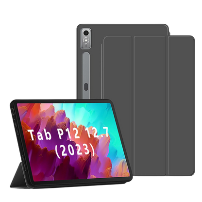 Ovitek za tablico "GIOPUEY" Lenovo Tab P12 12.7 2023 – Siva