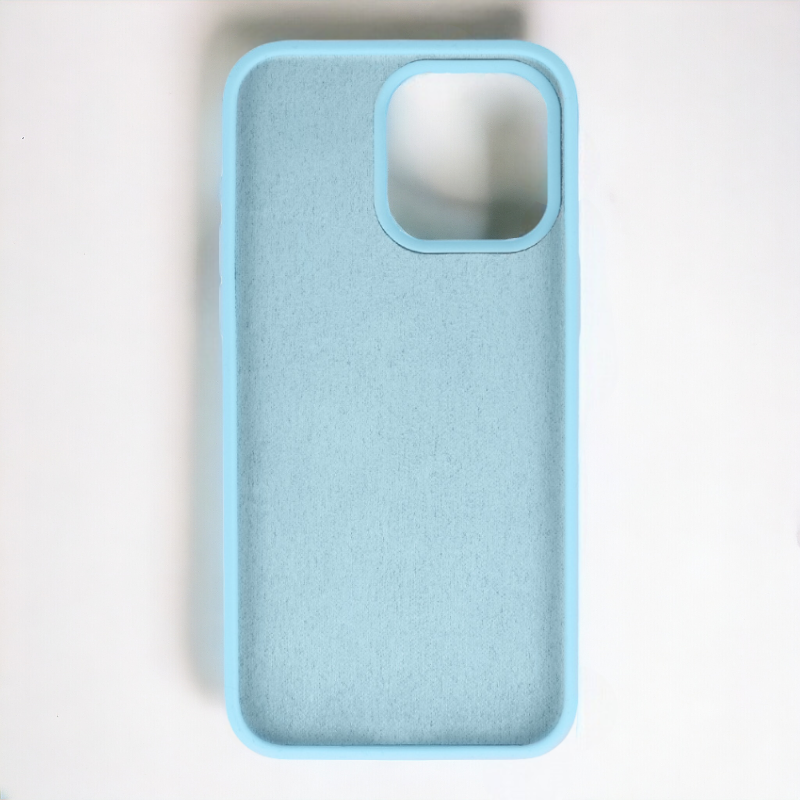 Silikonski ovitek "Soft Lite" za iPhone 15 Pro Max – Infostyle – Modra / Silikon