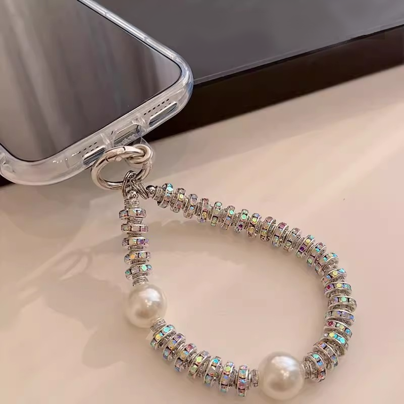 Univerzalna zapestnica "Luxury Diamond" za mobilni telefon – Infostyle – Črna