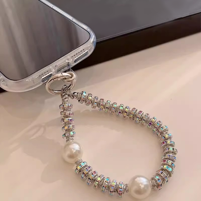 Univerzalna zapestnica "Luxury Diamond" za mobilni telefon – Infostyle – Črna