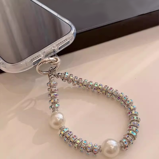 Univerzalna zapestnica "Luxury Diamond" za mobilni telefon – Infostyle – Črna