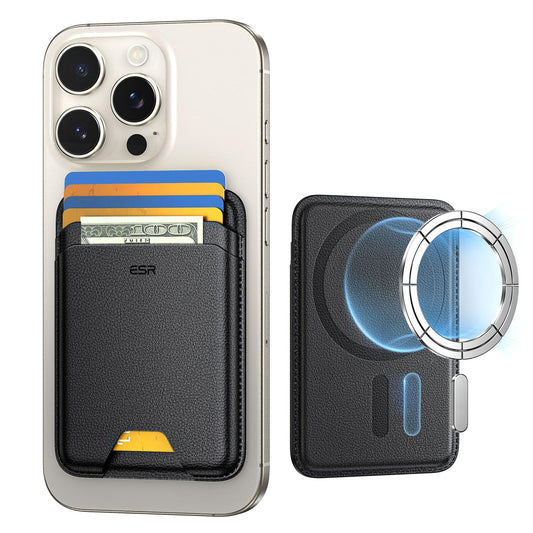 ESR Boost HaloLock magnetna denarnica črna MagSafe denarnica za kartice