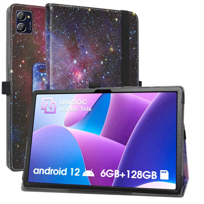 Ovitek za CHUWI HiPad XPro 10.51″ – tanek flip etui s stojalom, Vesolje