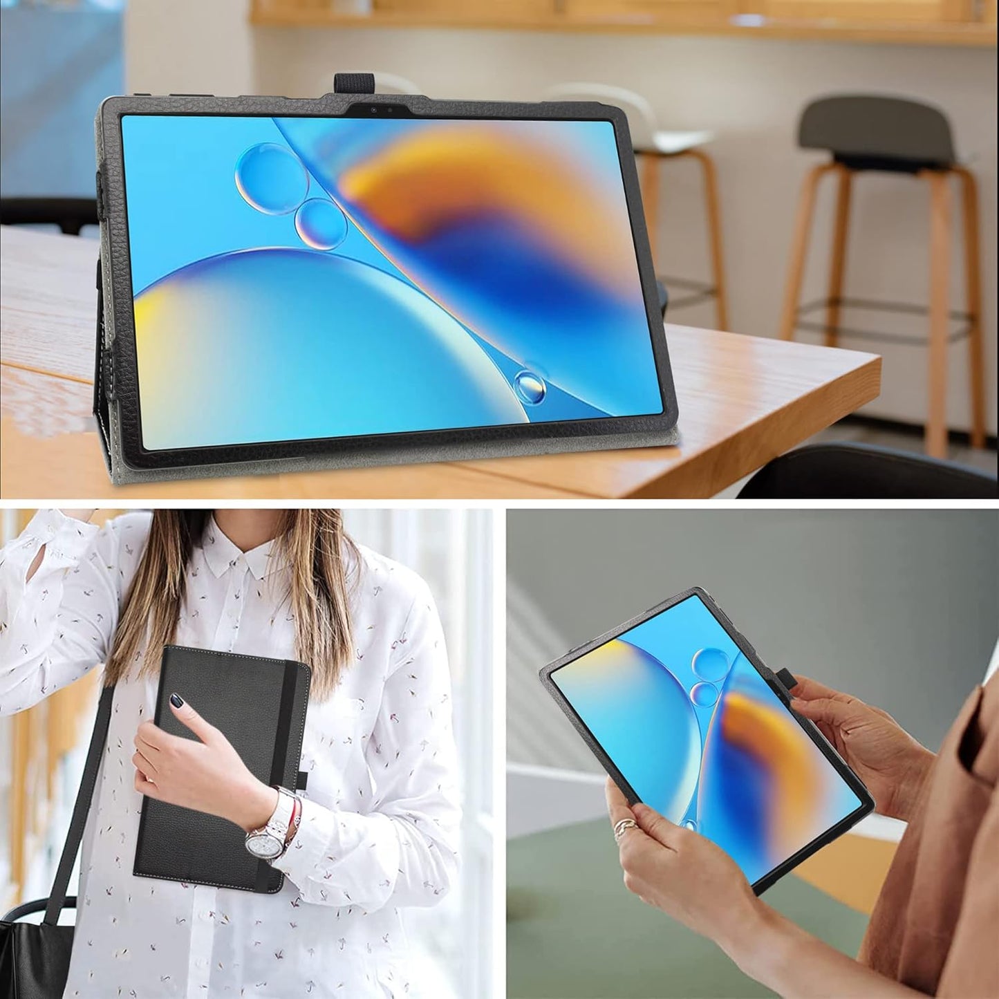 Ovitek za CHUWI HiPad XPro 10.51″ – tanek flip etui s stojalom, Vesolje