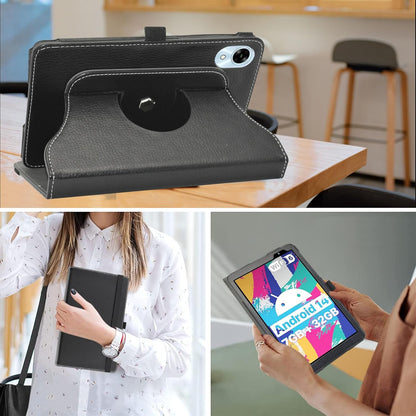 MAMA MOUTH maska za UMIDIGI G1 Tab Mini 8″ – 360° rotirajuća torbica sa stalkom, crna