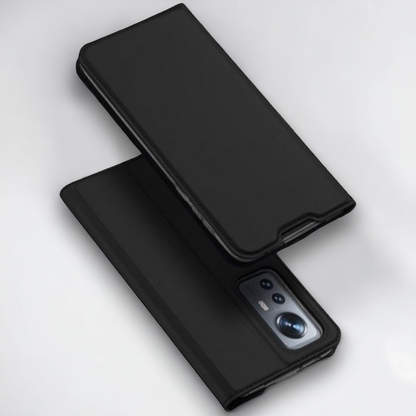 Premium preklopna torbica "SKIN Pro" za Xiaomi Mi 11 Pro – Dux Ducis – Temno modra / Umetno usnje + TPU silikon
