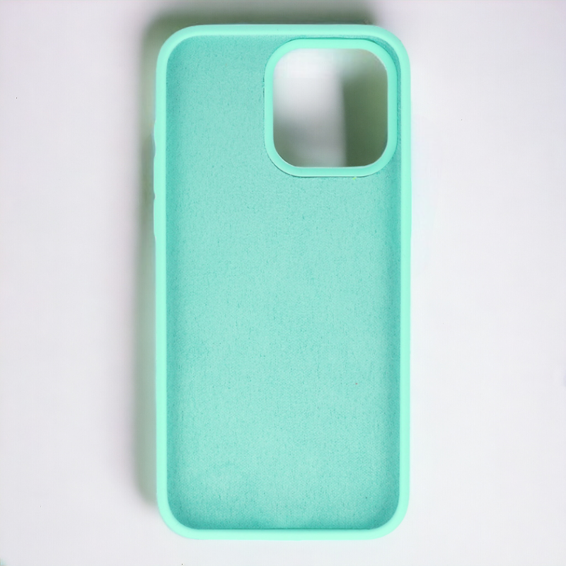 Silikonski ovitek "Soft Lite" za iPhone 15 Pro Max – Infostyle – Svetlo zelena / Silikon