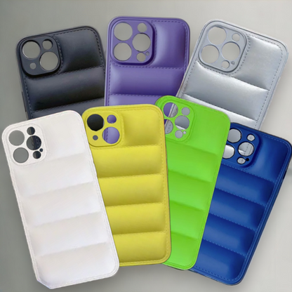 Silikonski ovitek "Waves" za iPhone 12 Pro Max – Infostyle – Bela / TPU silikon
