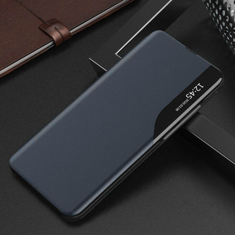 Pametna preklopna torbica za Samsung Galaxy A04S – Infostyle – Oranžna / Ekološko usnje + PC
