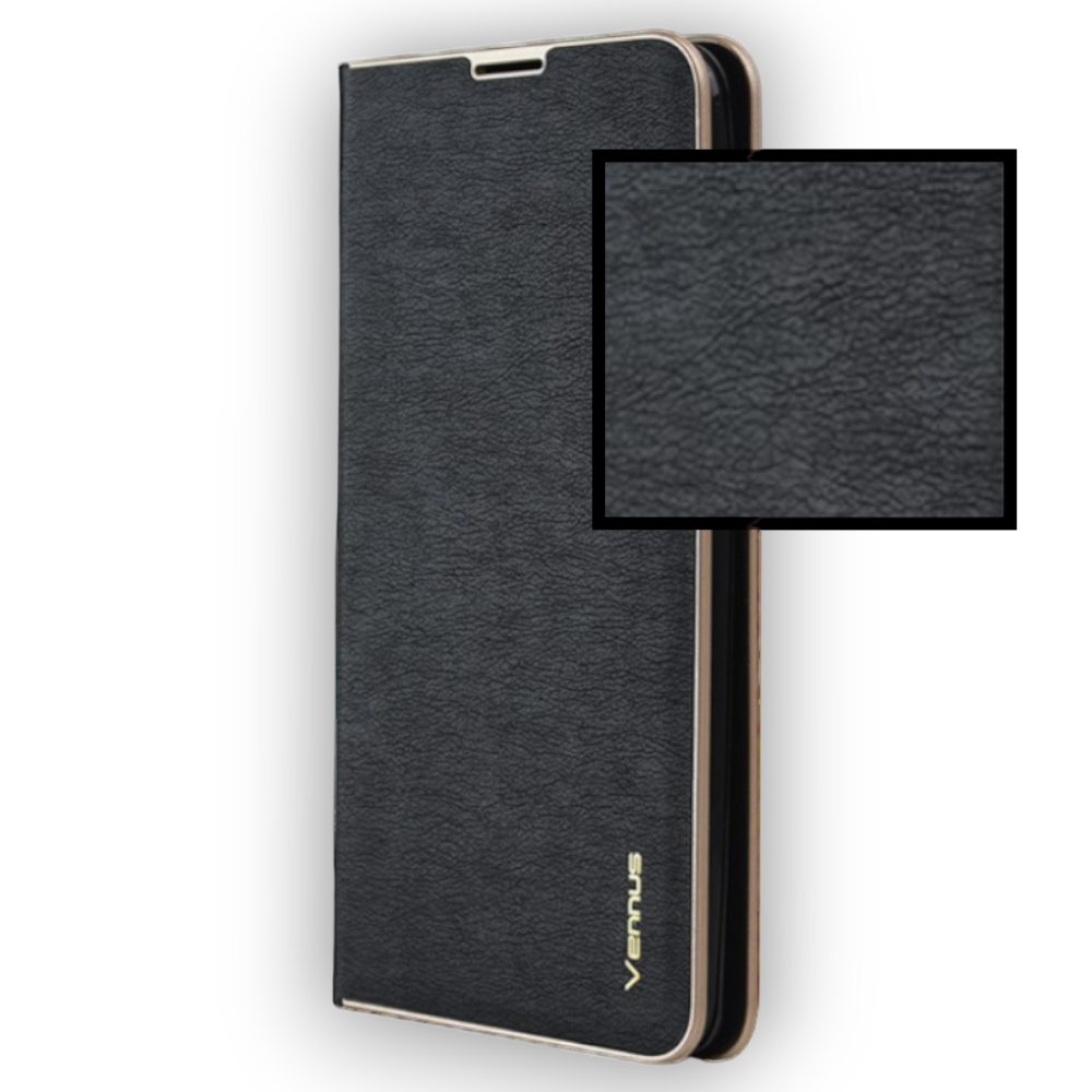 Preklopna torbica "Vennus - chic" za Xiaomi Mi 11 Lite 4G/5G – Zlata / Ekološko usnje + TPU silikon