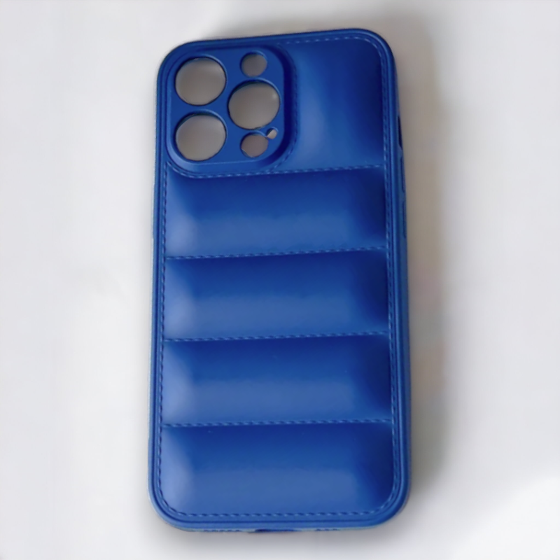Silikonski ovitek "Waves" za iPhone 12 Pro Max – Infostyle – Modra / TPU silikon