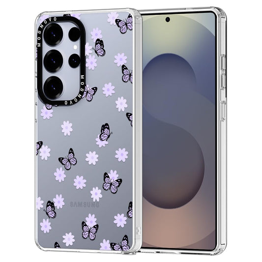 Ovitek MOSNOVO Samsung Galaxy S25 Ultra Lila Butterfly