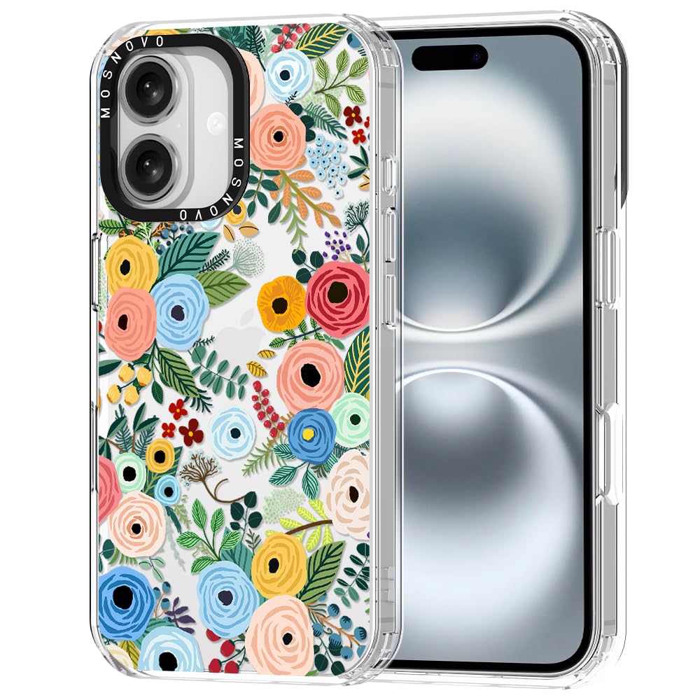 Ovitek MOSNOVO iPhone 16 Plus Pastel Floral Garden