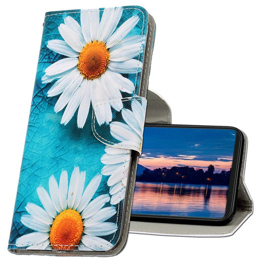 Preklopna torbica Samsung Galaxy A12 krizantema