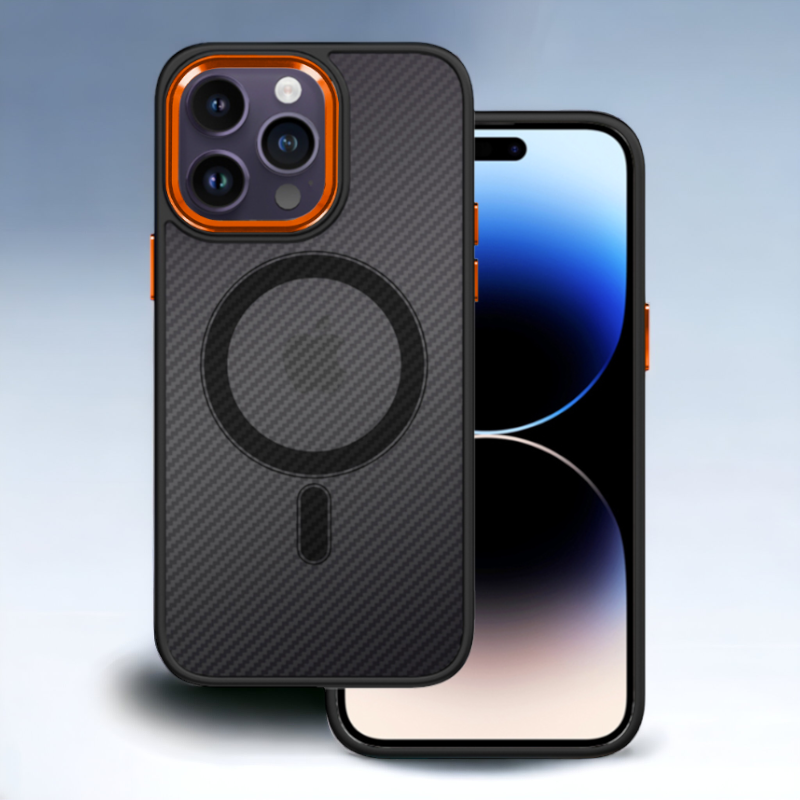 Ovitek "Magnetic Carbon - MagSafe" za iPhone 14 Pro Max – Tel Protect