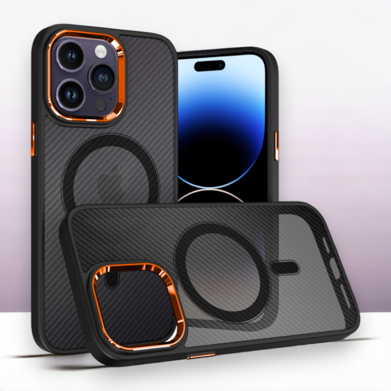 Ovitek "Magnetic Carbon - MagSafe" za iPhone 14 Pro