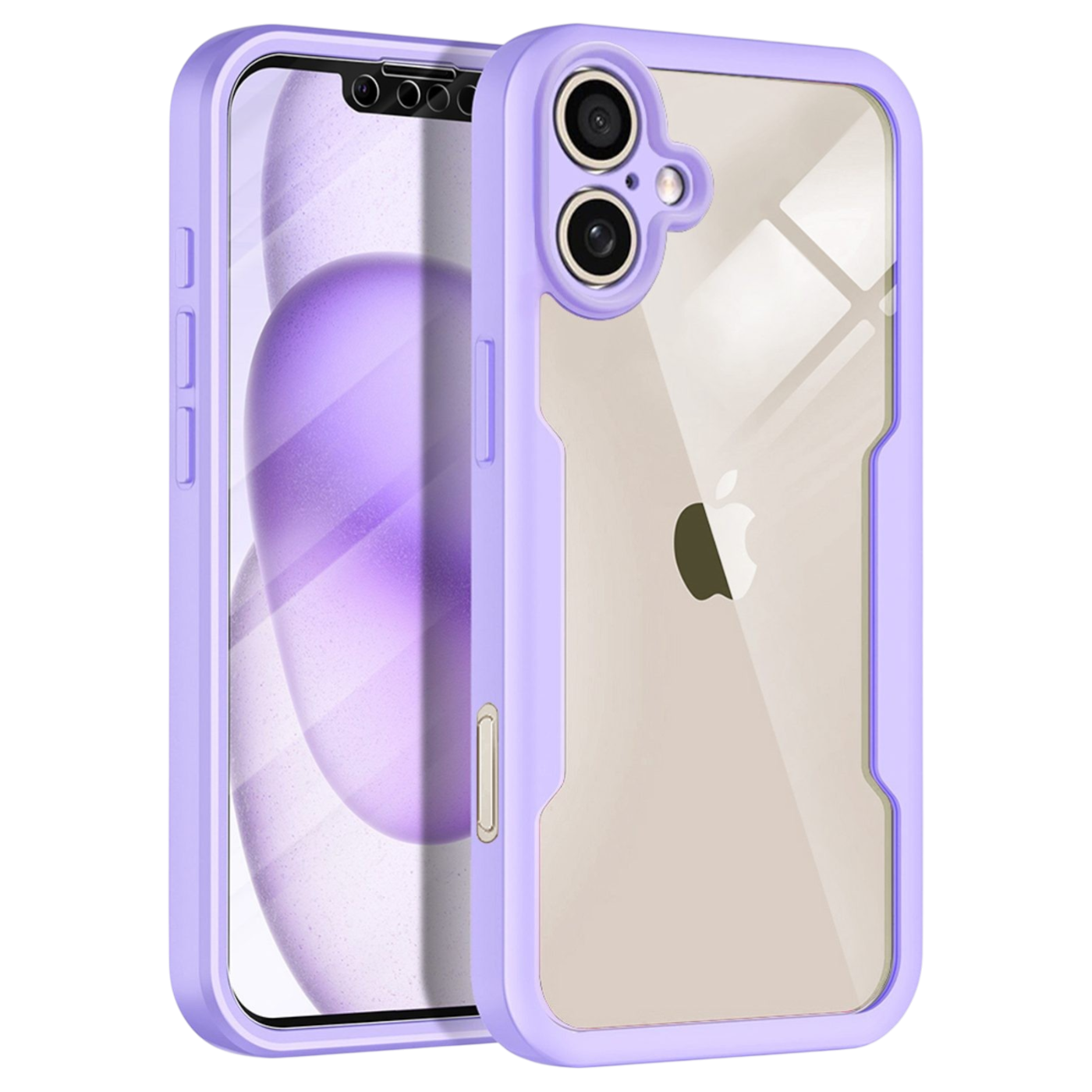 360 zaščitni ovitek za Xiaomi Redmi 9C / 10A vijolična – full body etui
