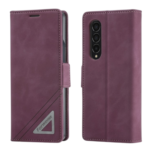 Ovitek Neivi za Samsung Galaxy Z Fold4 vinsko rdeča zaščitni etui