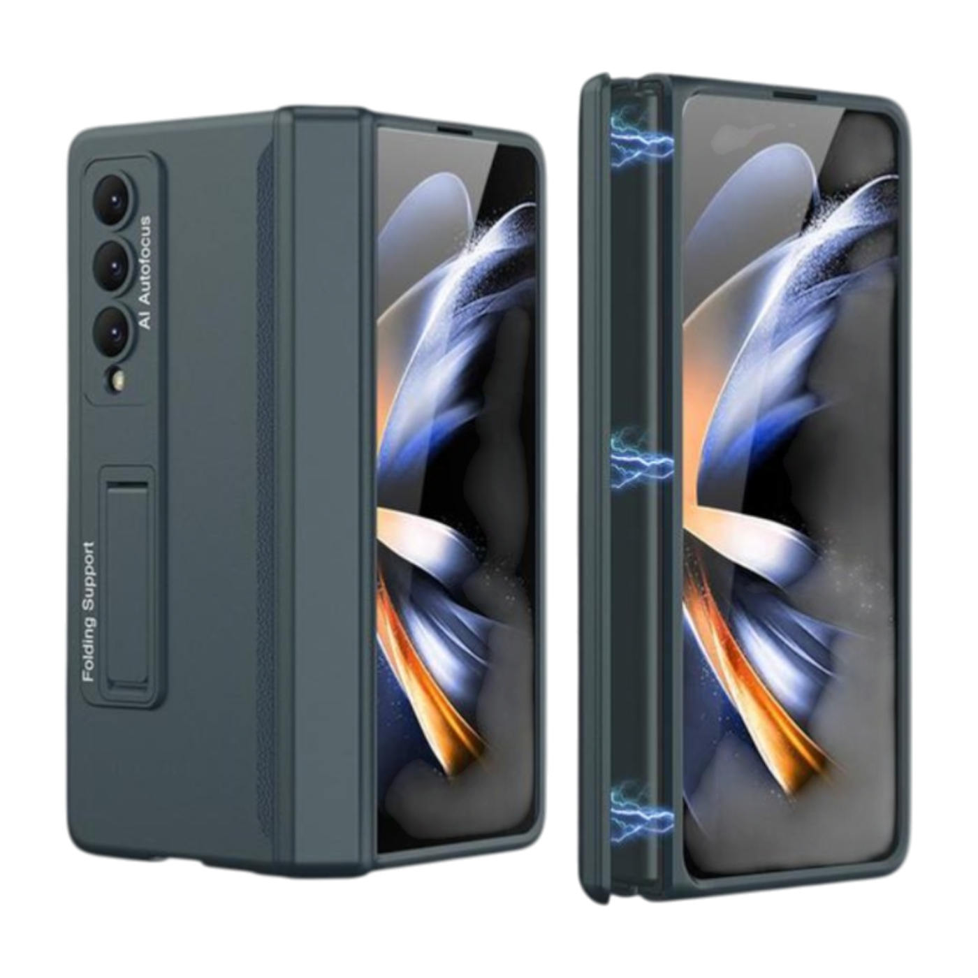 Zaščitni ovitek za Samsung Galaxy Z Fold4 zelena zaščita telefona
