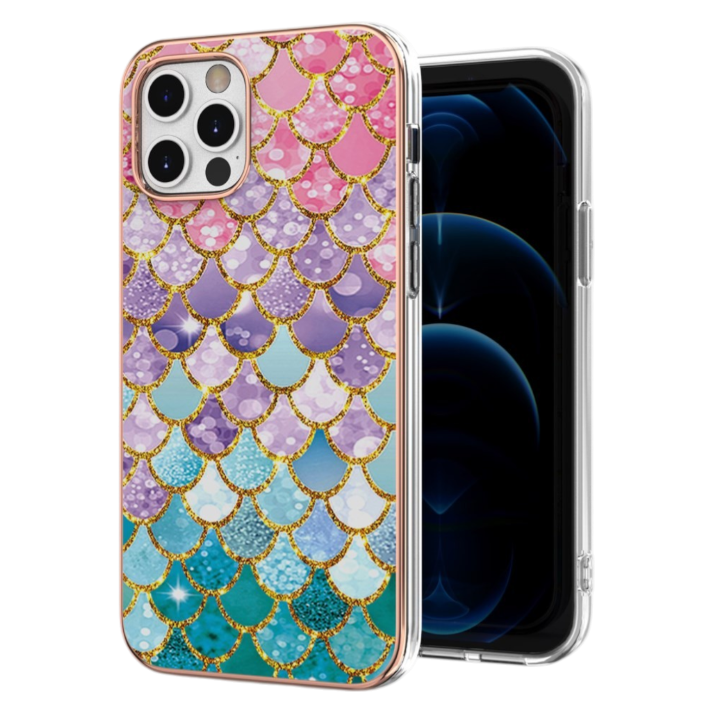 Ovitek Scandi Marble za iPhone 13 in iPhone 14 zaščitni etui marmornat vzorec